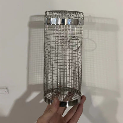 Rolling Grilling Basket Metal